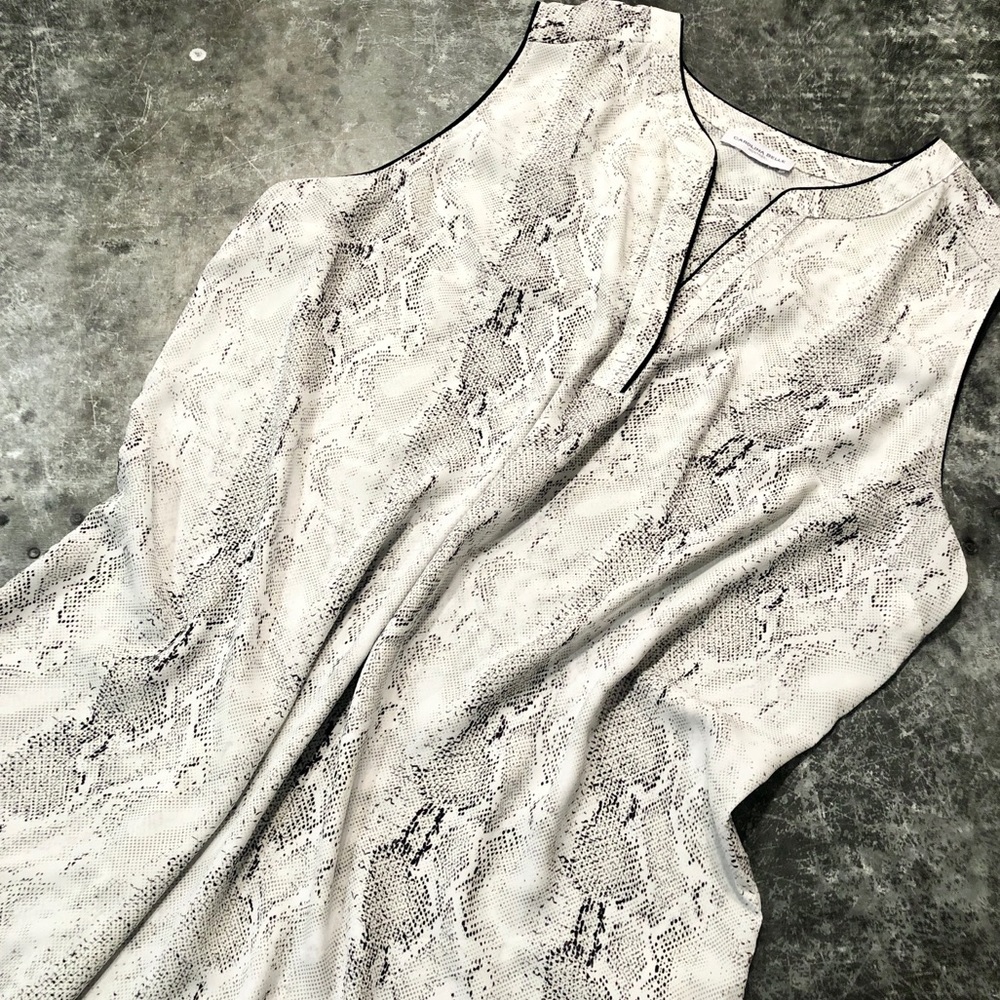 Snakeskin Tunic Tank • Animal Print Top